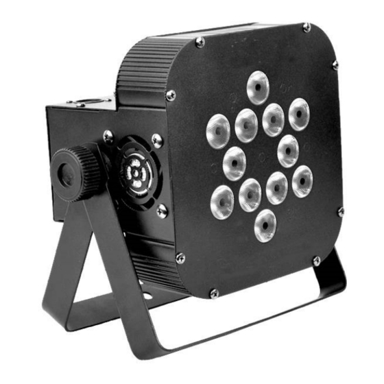 Showlite FLP-12x12W Flatline Panel LED PAR RGBWA Bedienungsanleitung
