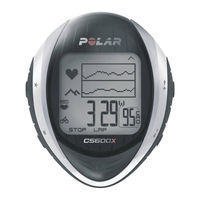 POLAR EQUINE CS600X TROTTING Gebrauchsanleitung