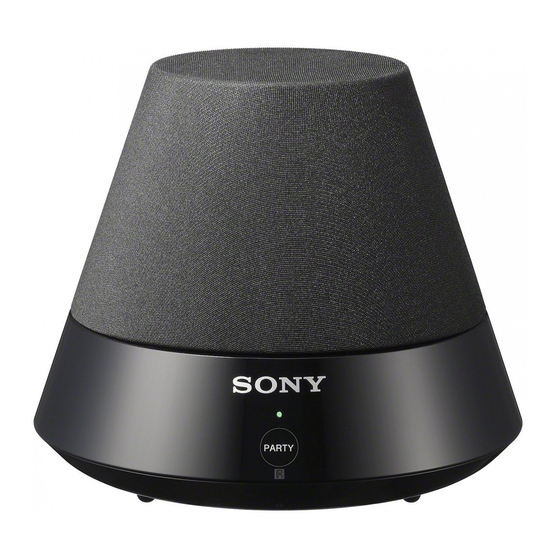 Sony SA-NS310 Bedienungsanleitung