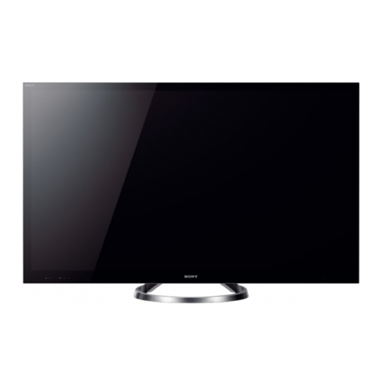 Sony BRAVIA KDL-65HX95 Serie Bedienungsanleitung