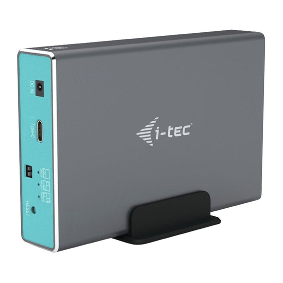 i-tec MySafe Series Gebrauchsanweisung