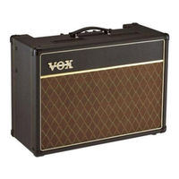 Vox AC15CC1 Bedienungsanleitung