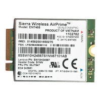 Lenovo ThinkPad EM7455 Benutzerhandbuch