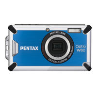 Pentax Optio W80 Schnellstartanleitung