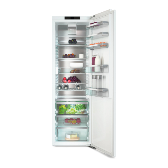 Miele K 7793 C Gebrauchsanweisung