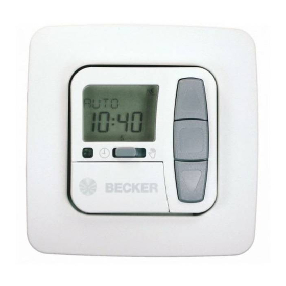 Becker Centronic TimeControl TC42 Bedienungsanleitung