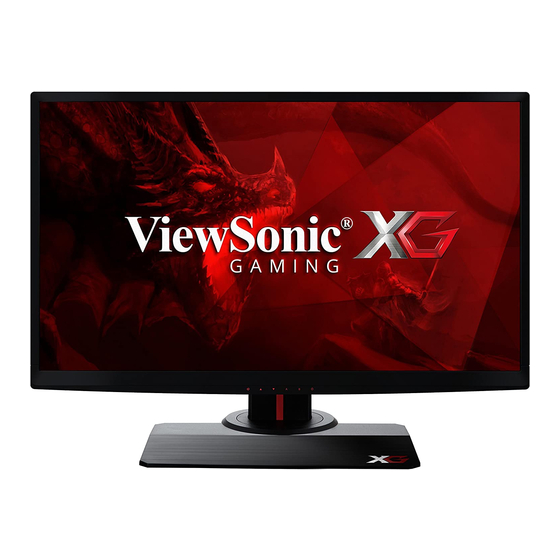 ViewSonic XG2530 Bedienungsanleitung