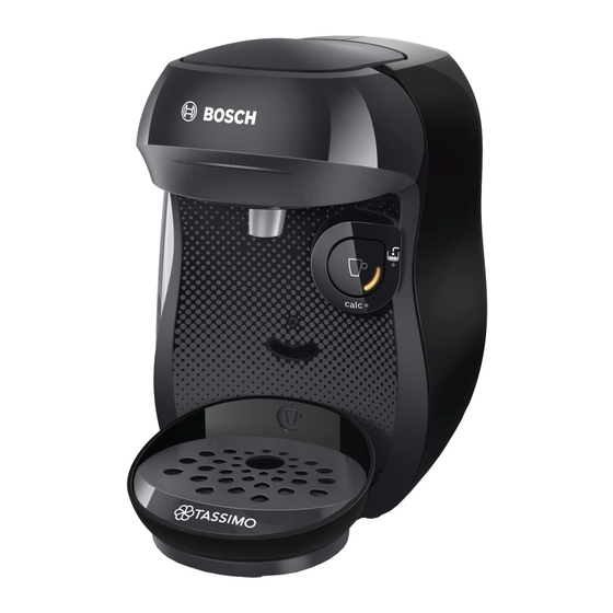 Bosch TASSIMO happy TAS100 Serie Gebrauchsanleitung