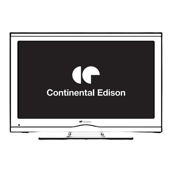 CONTINENTAL EDISON 81HD905V Bedienungsanleitung