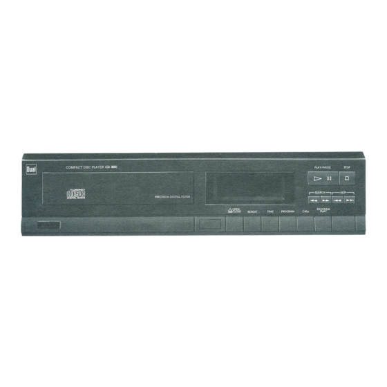 Dual CD 3650 Serviceanleitung