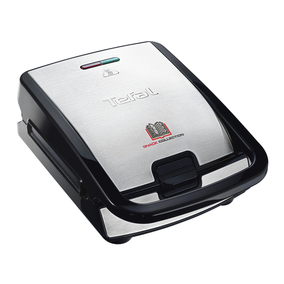 TEFAL SNACK COLLECTION SW854D Bedienungsanleitung