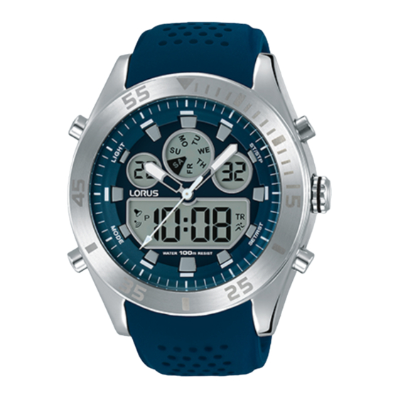 Lorus Z022 Bedienungsanleitung