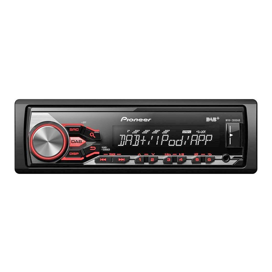 Pioneer MVH-280DAB Bedienungsanleitung