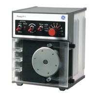 GE Peristaltic Pump P-1 Bedienungsanleitung