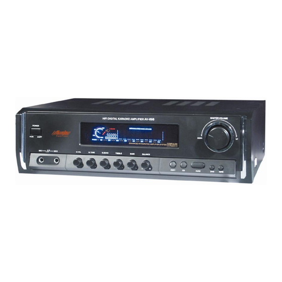 McVoice AV-698Sw Bedienungsanleitung