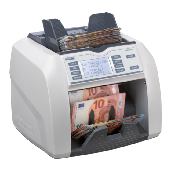 ratiotec rapidcount T Serie Kalibrierungsanleitung