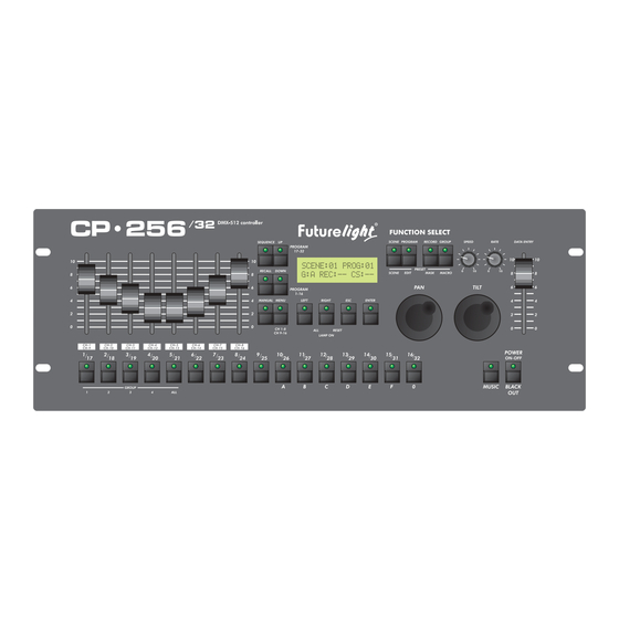 Futurelight CP-256/32 Bedienungsanleitung