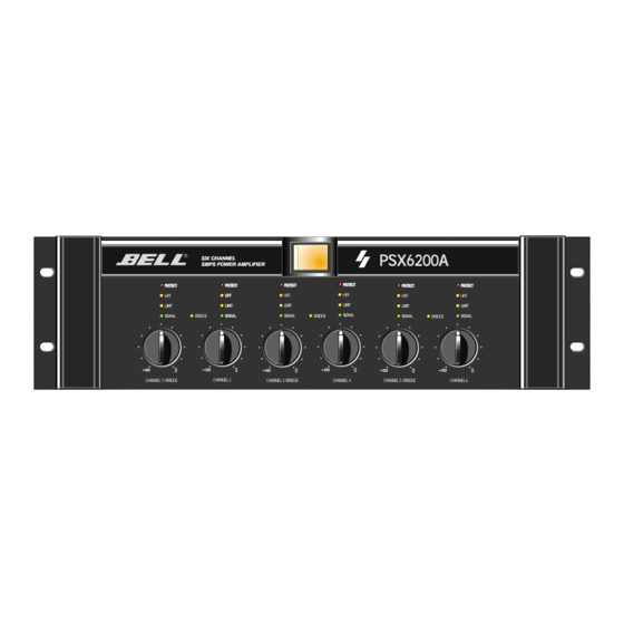 Bell PSX6200A Bedienhinweise
