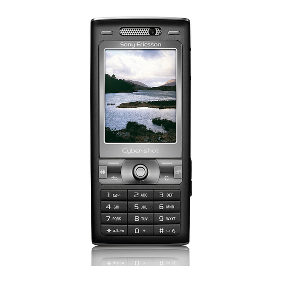 Sony Ericsson K800 Bedienungsanleitung