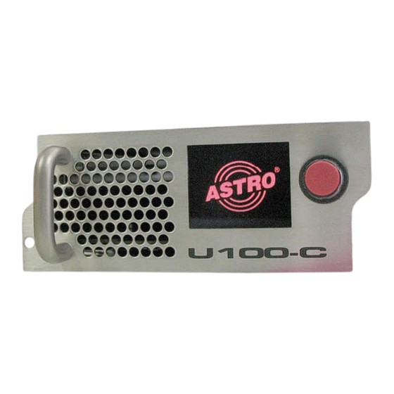ASTRO U100-C Bedienungsanleitung