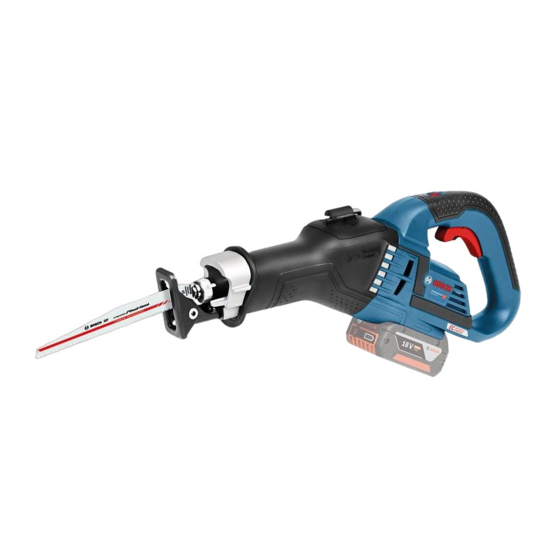 Bosch GSA 18V-32 Professional Originalbetriebsanleitung