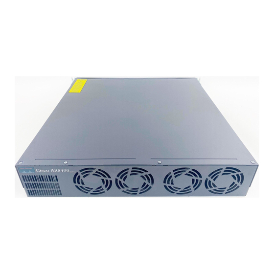 Cisco AS5400 Betriebsanleitung & Sicherheitshinweise