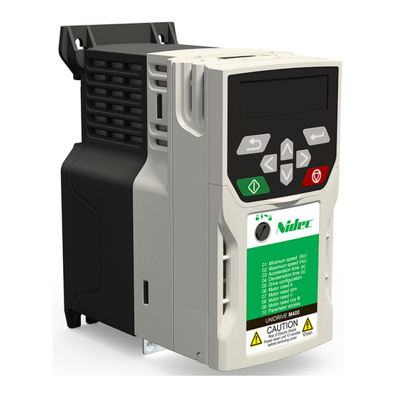 Nidec Unidrive M400 Kurzanleitung