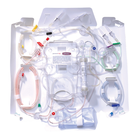 baxter prismaflex HF 20 SET Gebrauchsanweisung