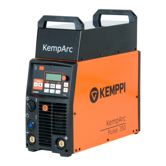 Kemppi KempArc Pulse 350 Gebrauchsanweisung