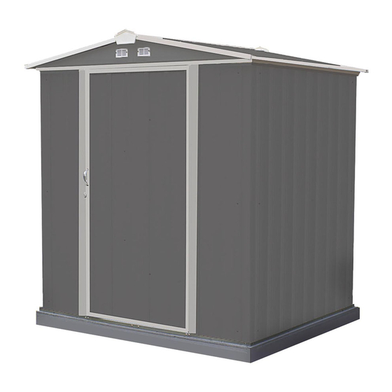 SPACEMAKER EZEE SHED EZ65CCCRCL serie Pflege- & Montageanleitung