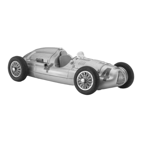REVELL Auto Union Type D Bedienungsanleitung