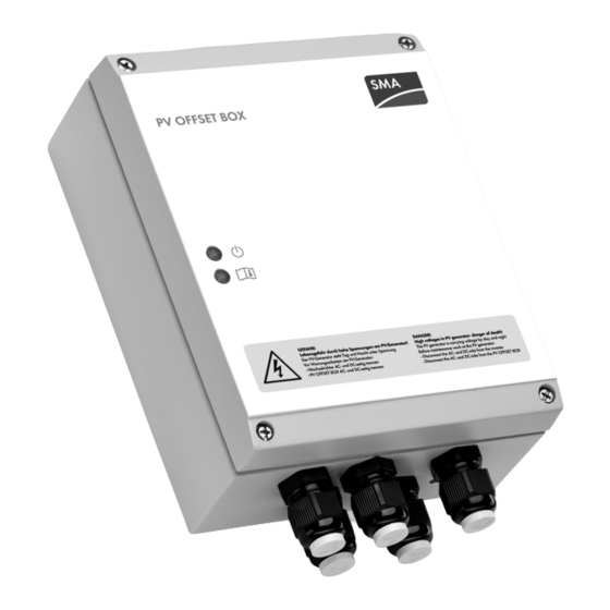 SMA PV OFFSET BOX Technische Beschreibung