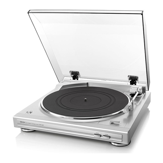 Denon DP-29F Bedienungsanleitung