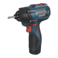 Bosch GDR Professional 120-LI Originalbetriebsanleitung