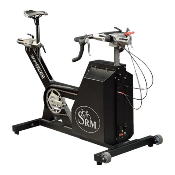 SRM Ergometer Kurzanleitung