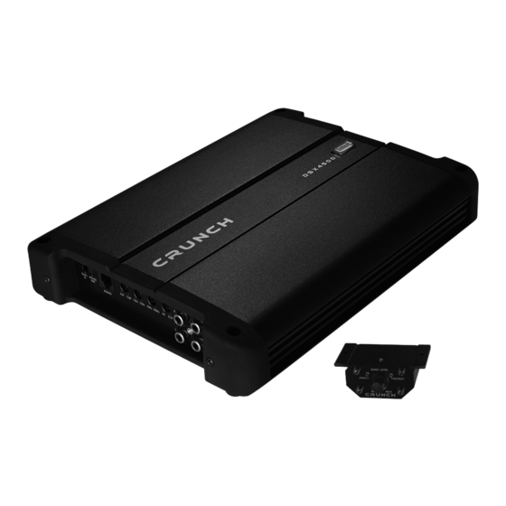 Crunch DSX1500D Benutzerhandbuch