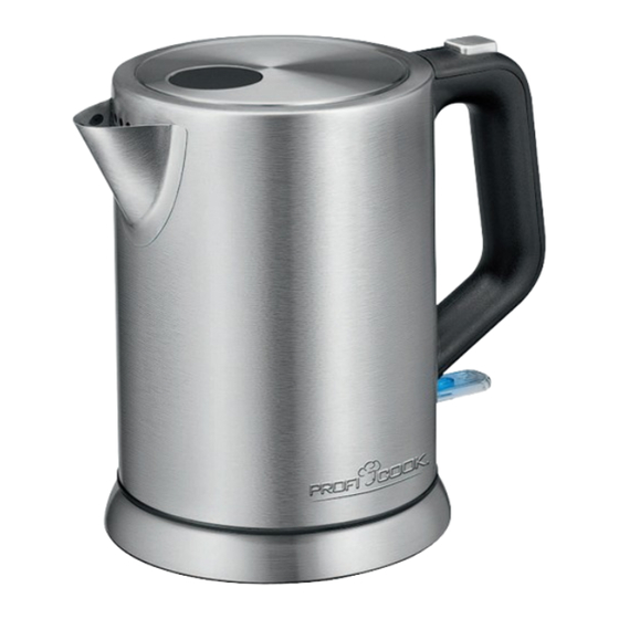 Profi Cook PC-WKS 1106 Bedienungsanleitung, Garantie