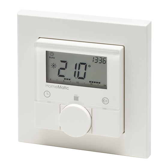 HomeMatic HM-TC-IT-WM-W-EU Bedienungsanleitung