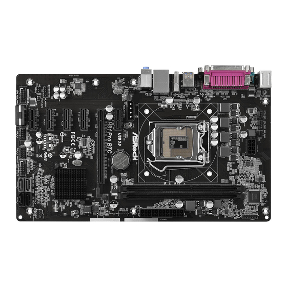 ASROCK H81 Pro BTC R2.0 Bedienungsanleitung
