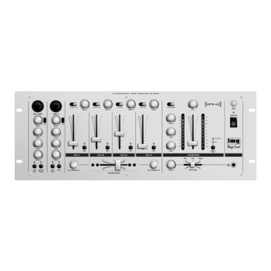 IMG STAGELINE MPX-42 Bedienungsanleitung