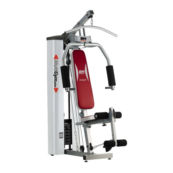 BH FITNESS Multigym Plus G112X Montage- Und Gebrauchsanleitung