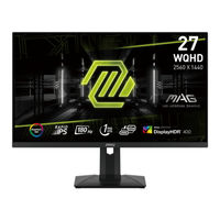 MSI MAG 271QPX QD-OLED Benutzerhandbuch