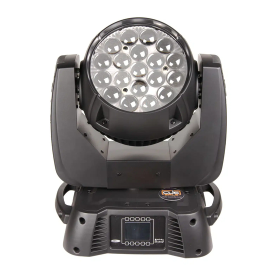 Show Tec Infinity iW - 1915 Handbuch