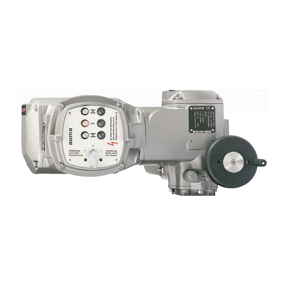 Auma SG 03.3 Betriebsanleitung