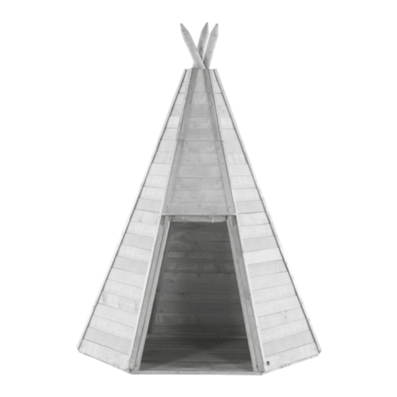 Plum PLAY Great Wooden Teepee Montageanleitung