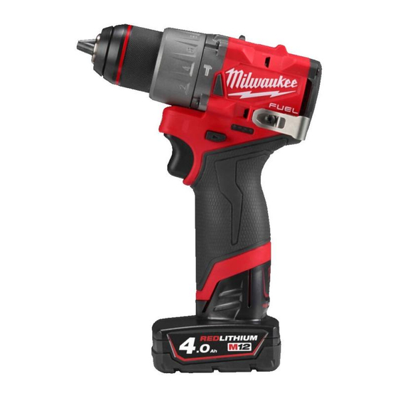 Milwaukee M12 FPD2-402X Montageanleitung