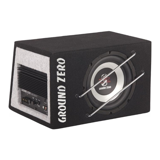 Ground Zero GZIB 80XACT Anleitung