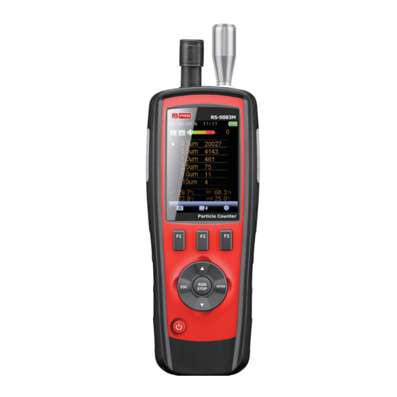 RS Pro RS-9883M Handbücher