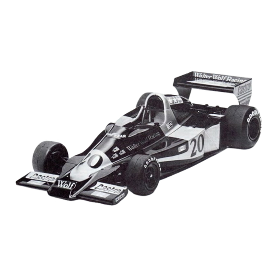 Tamiya Wolf WR1 FORD F1 Bedienungsanleitung