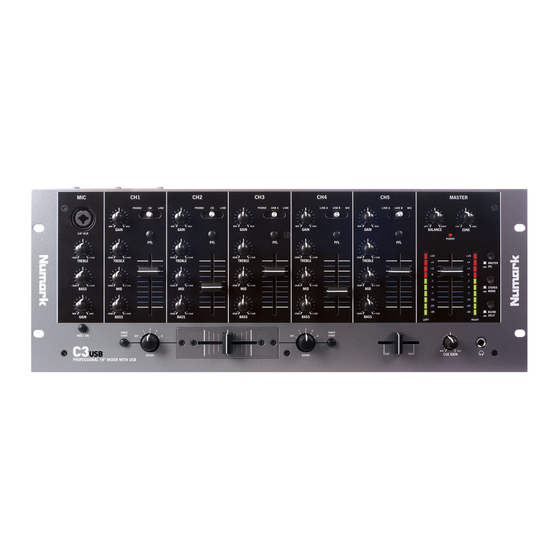Numark C3 USB Kurzanleitung